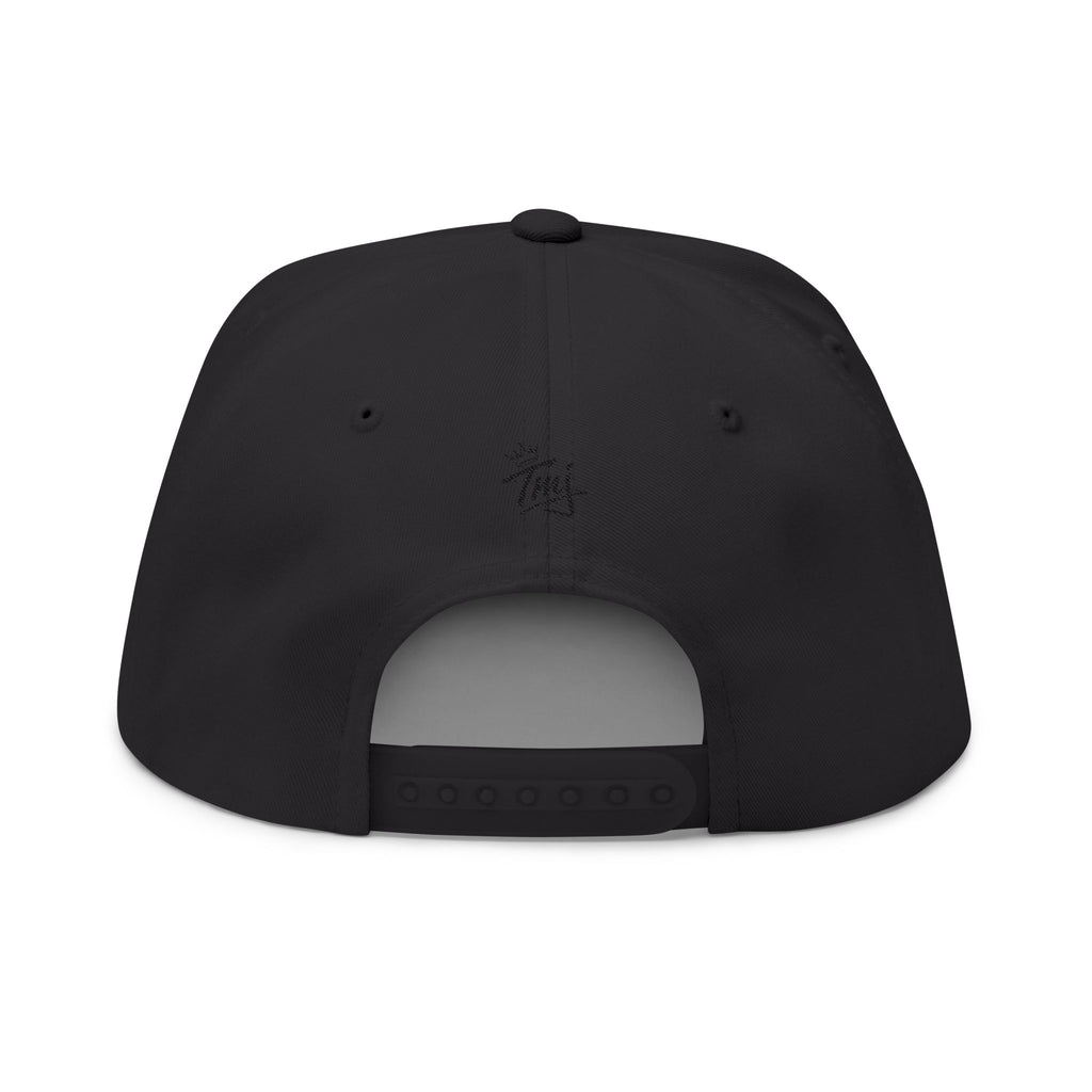 PENGU Penguin Threads Embroidered Flat Bill Cap