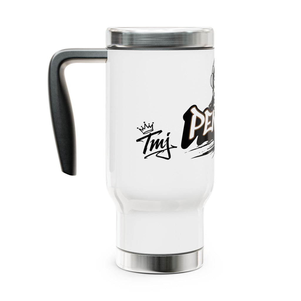 PENGU Penguin Kits Travel Mug — 14oz Stainless Steel Insulated Tumbler with Handle