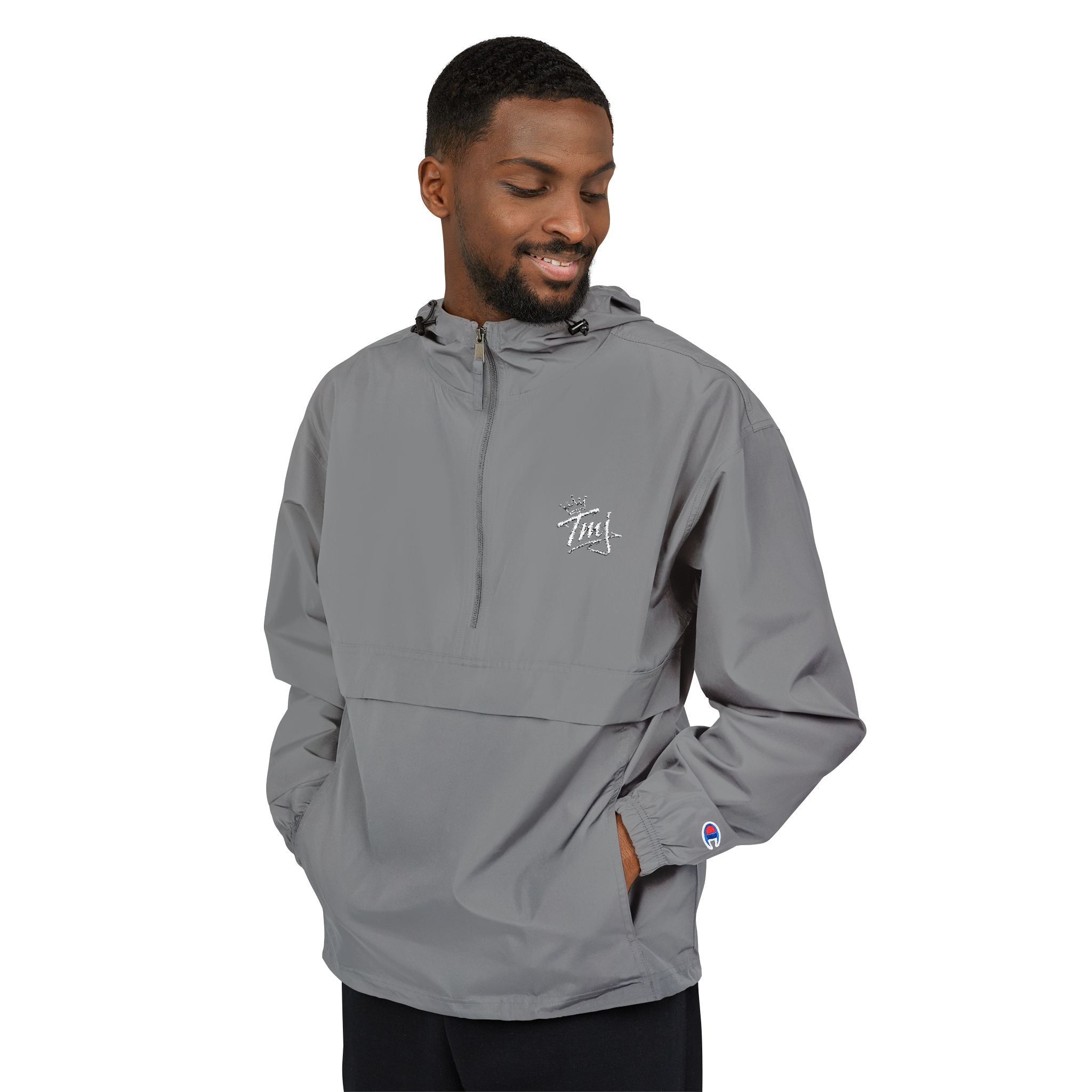 PENGU Champion Packable Anorak Jacket With 'TMJ' Crest