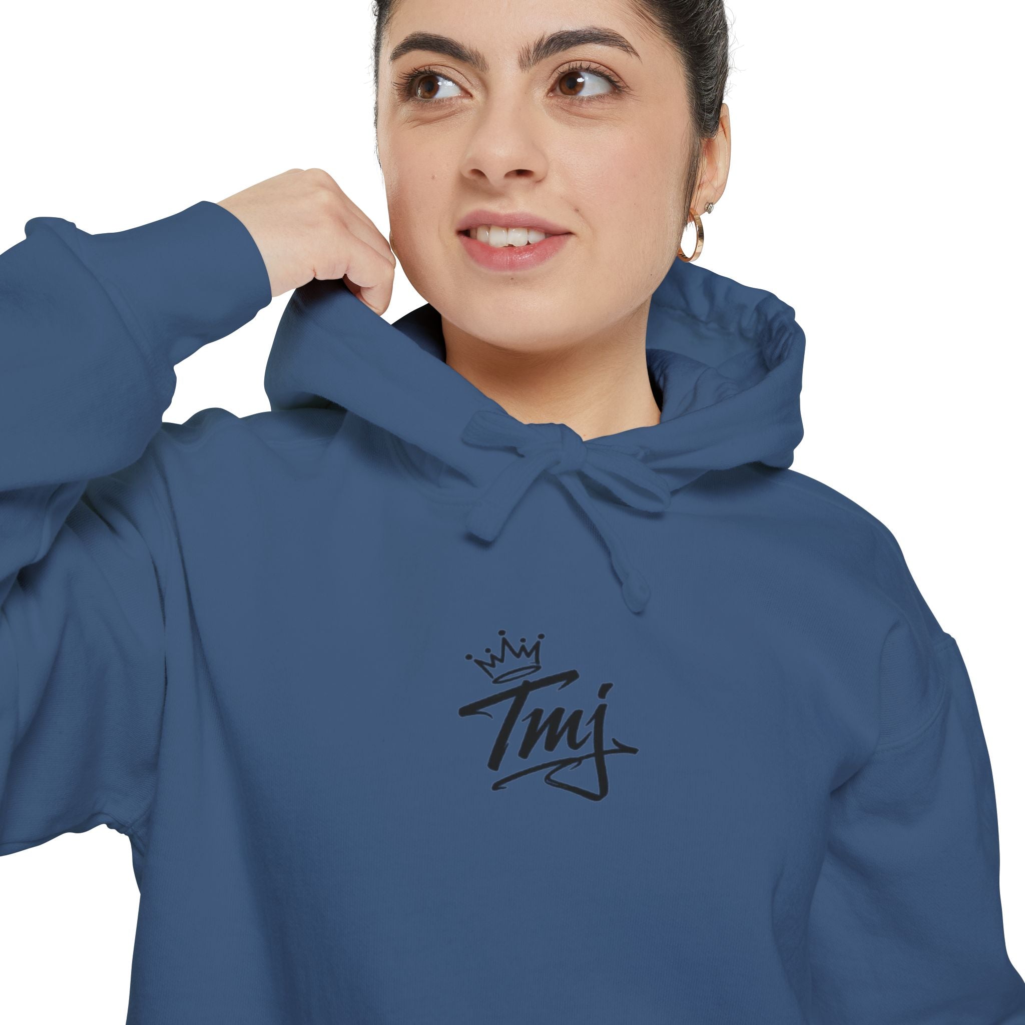 PENGU Penguin Threads Hoodie — Minimal "TMJ" Chest Graphic