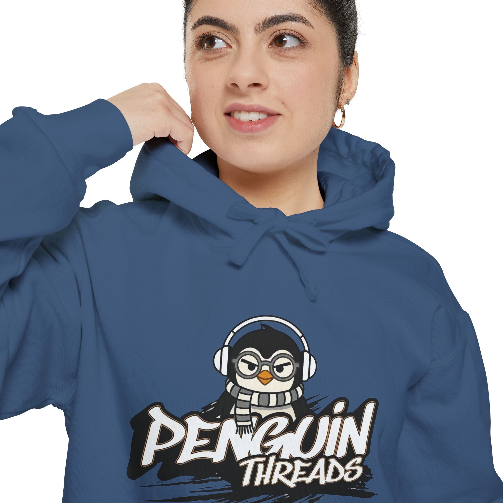 PENGU "Penguin Threads" Hoodie — Retro Pullover