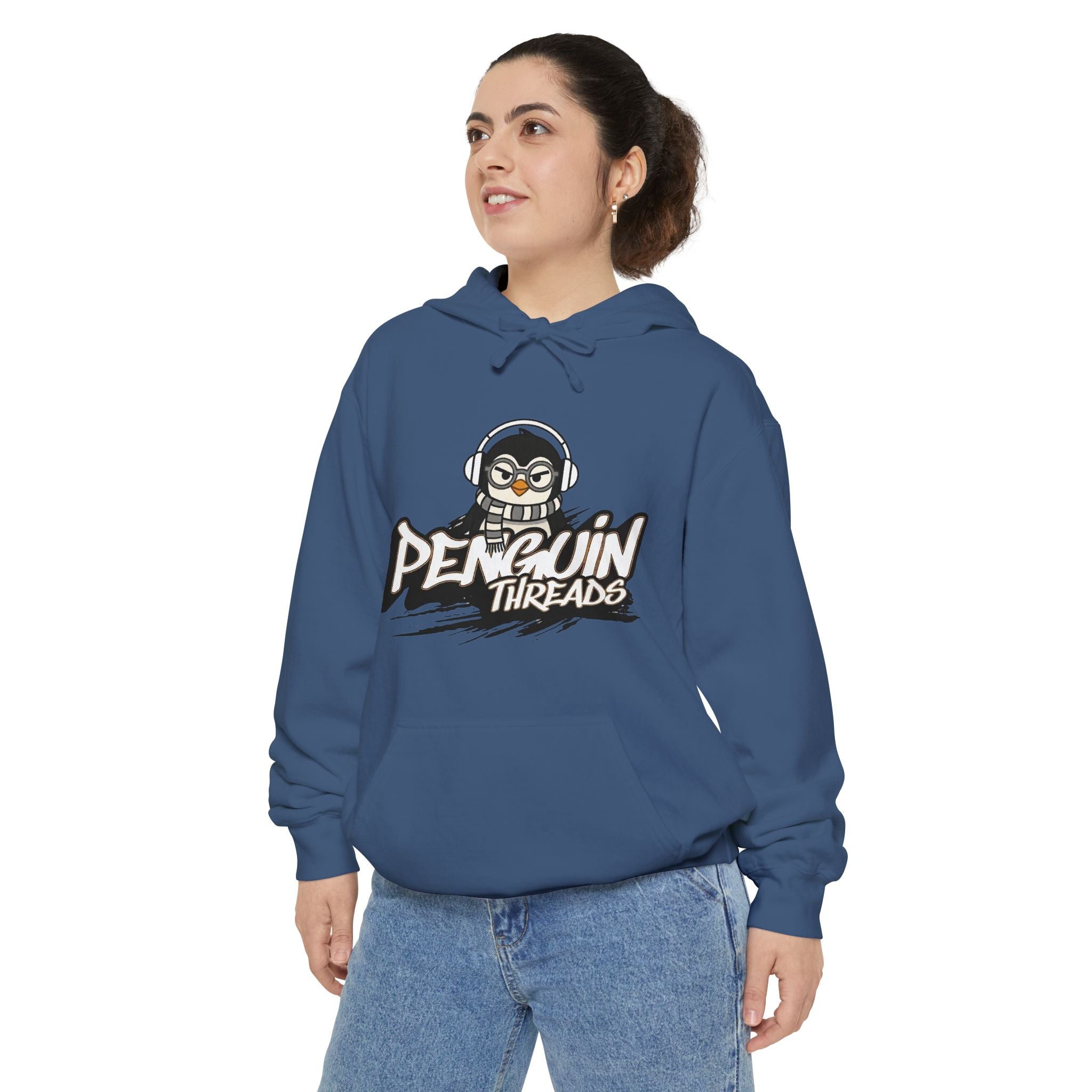 PENGU "Penguin Threads" Hoodie — Retro Pullover
