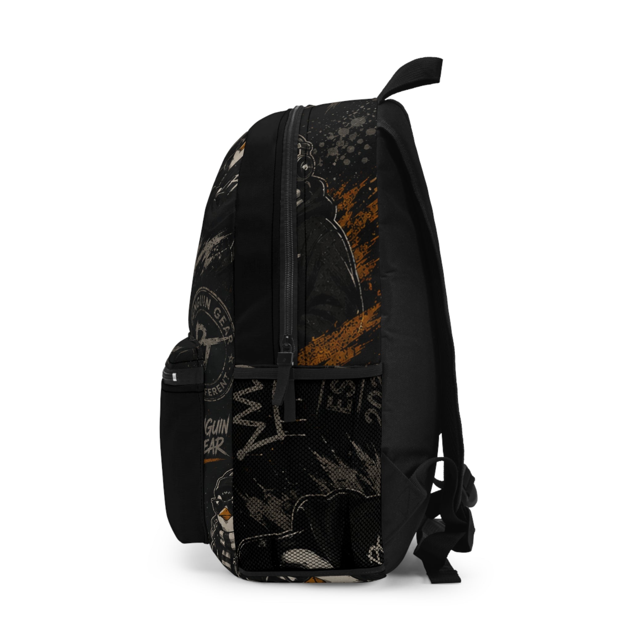 PENGU Backpack Penguin Gear 'PW' Graphic – Streetwear Logo School Bag