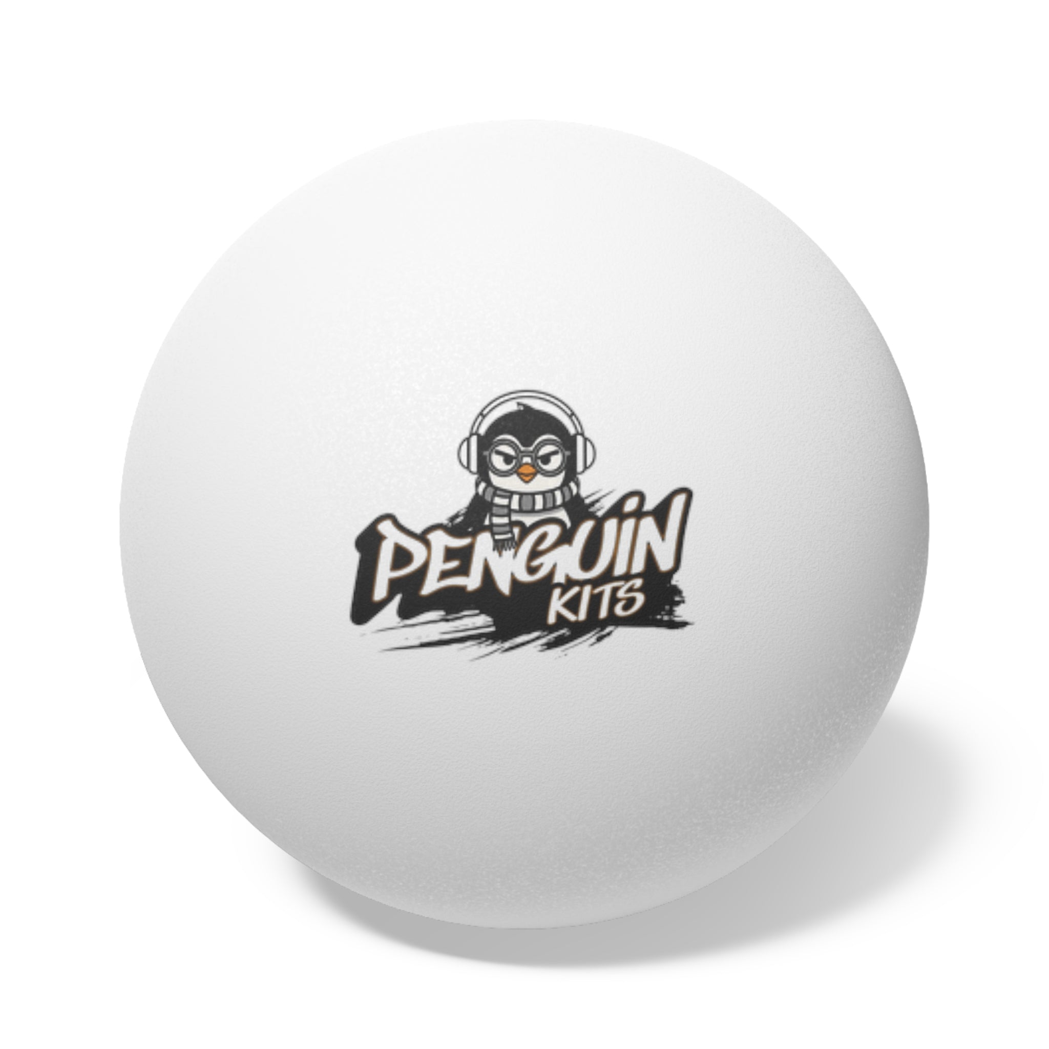 PENGU Ping Pong Balls — Pack of 6 with Penguin Kits Logo