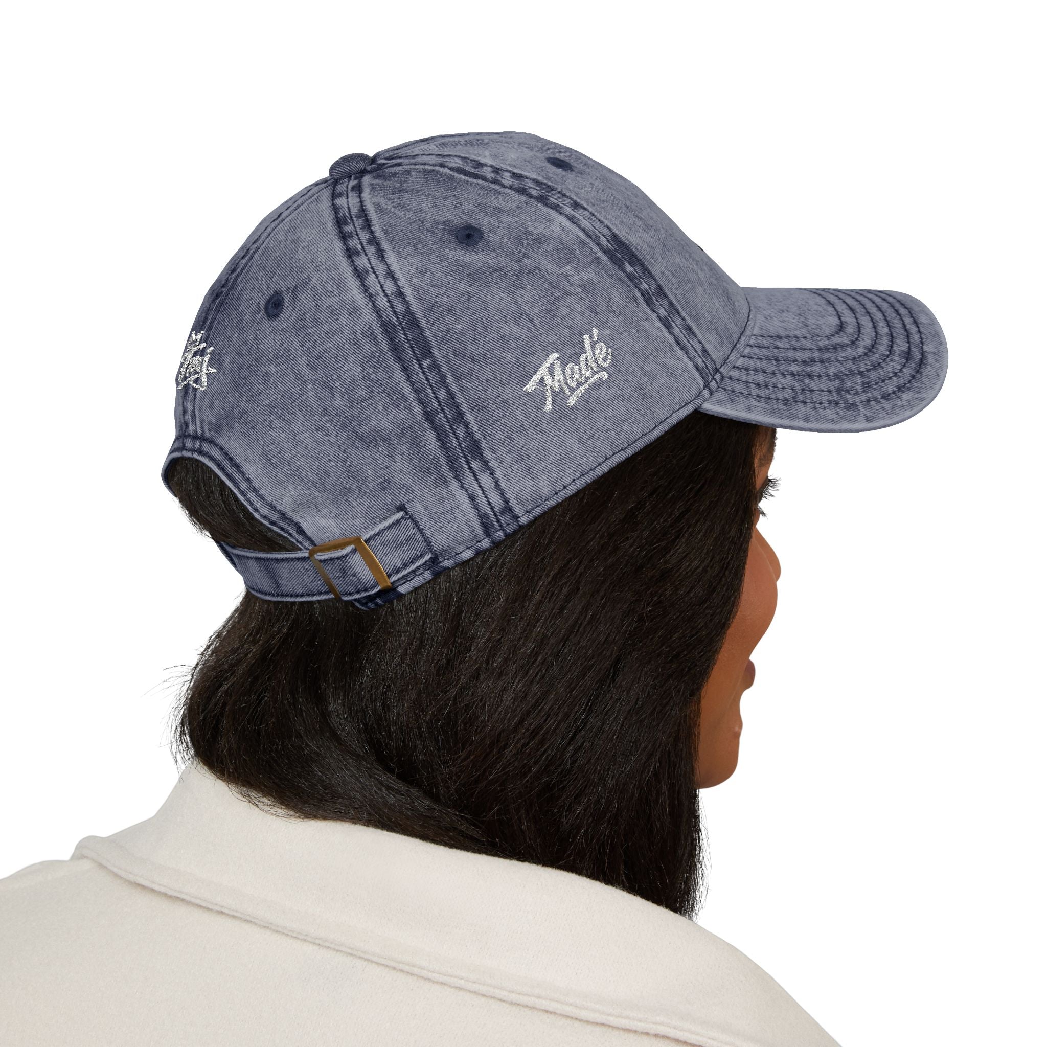 PENGU Vintage Embroidered Baseball Cap — 'Penguin Threads' Logo
