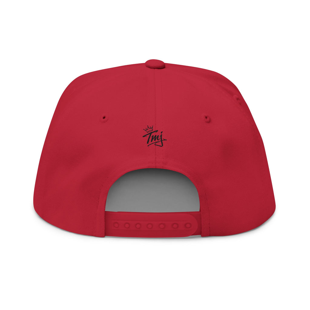 PENGU Penguin Threads Embroidered Flat Bill Cap
