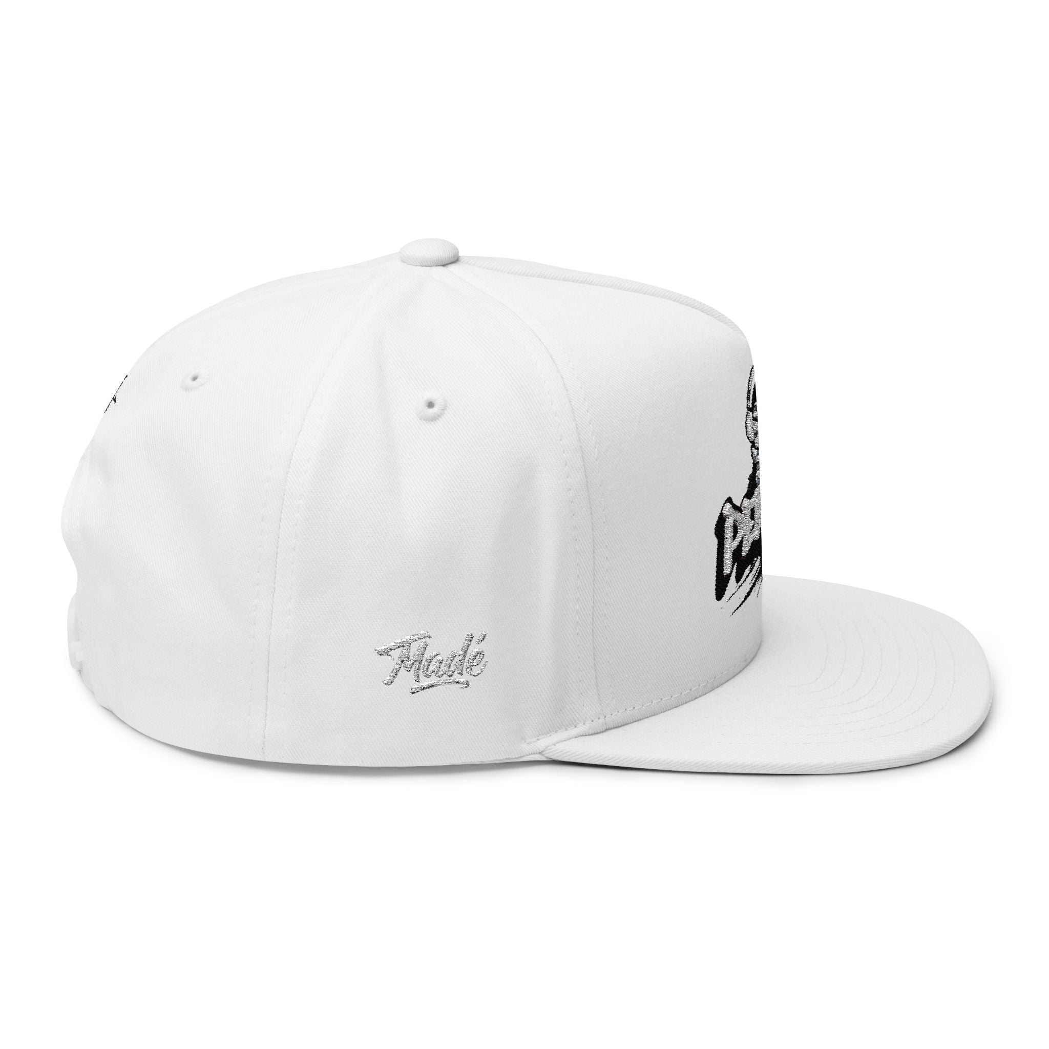 PENGU Penguin Threads Embroidered Flat Bill Cap