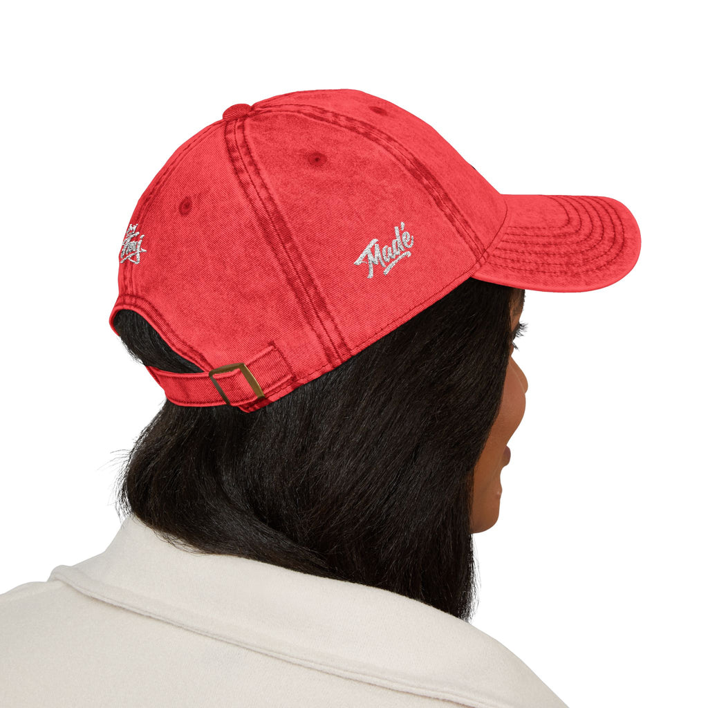 PENGU Vintage Embroidered Baseball Cap — 'Penguin Threads' Logo