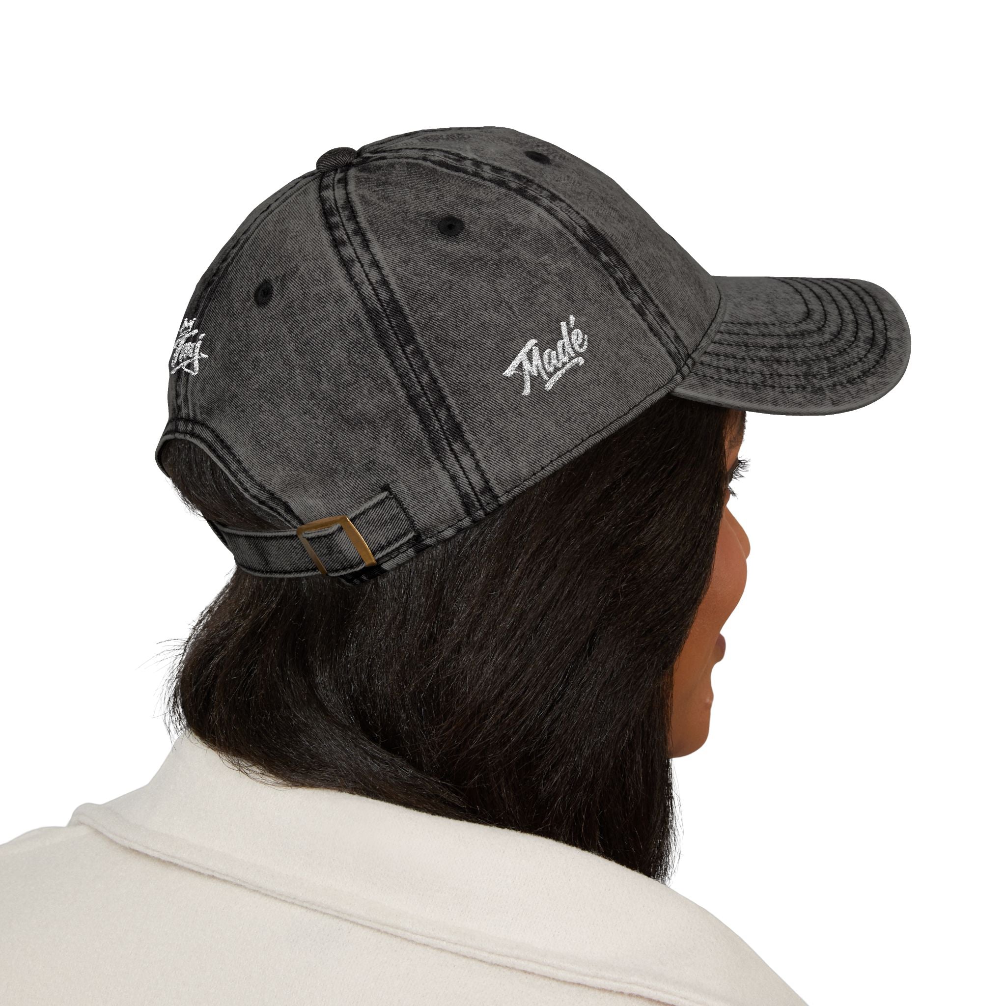 PENGU Vintage Embroidered Baseball Cap — 'Penguin Threads' Logo