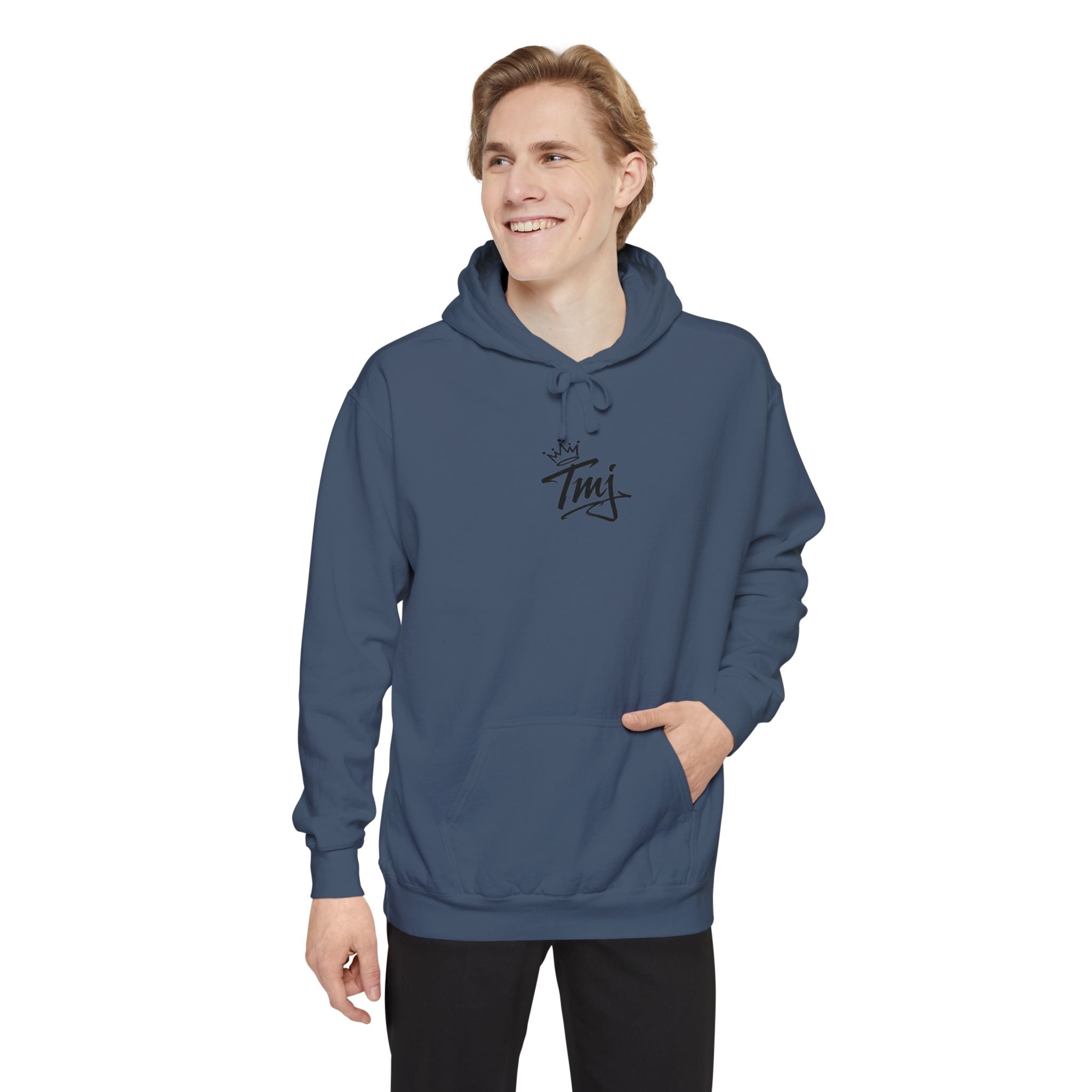 PENGU Penguin Threads Hoodie — Minimal "TMJ" Chest Graphic