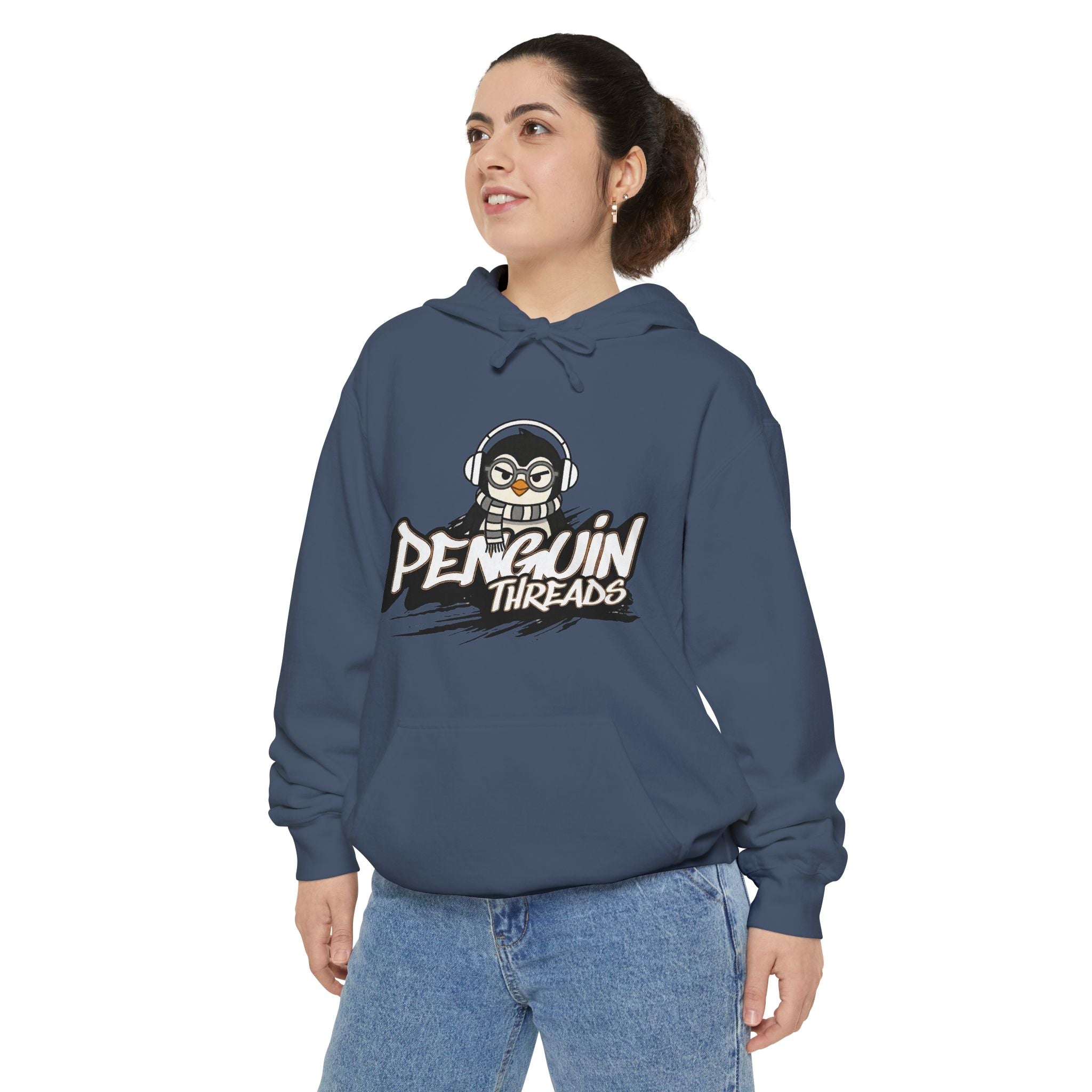PENGU "Penguin Threads" Hoodie — Retro Pullover