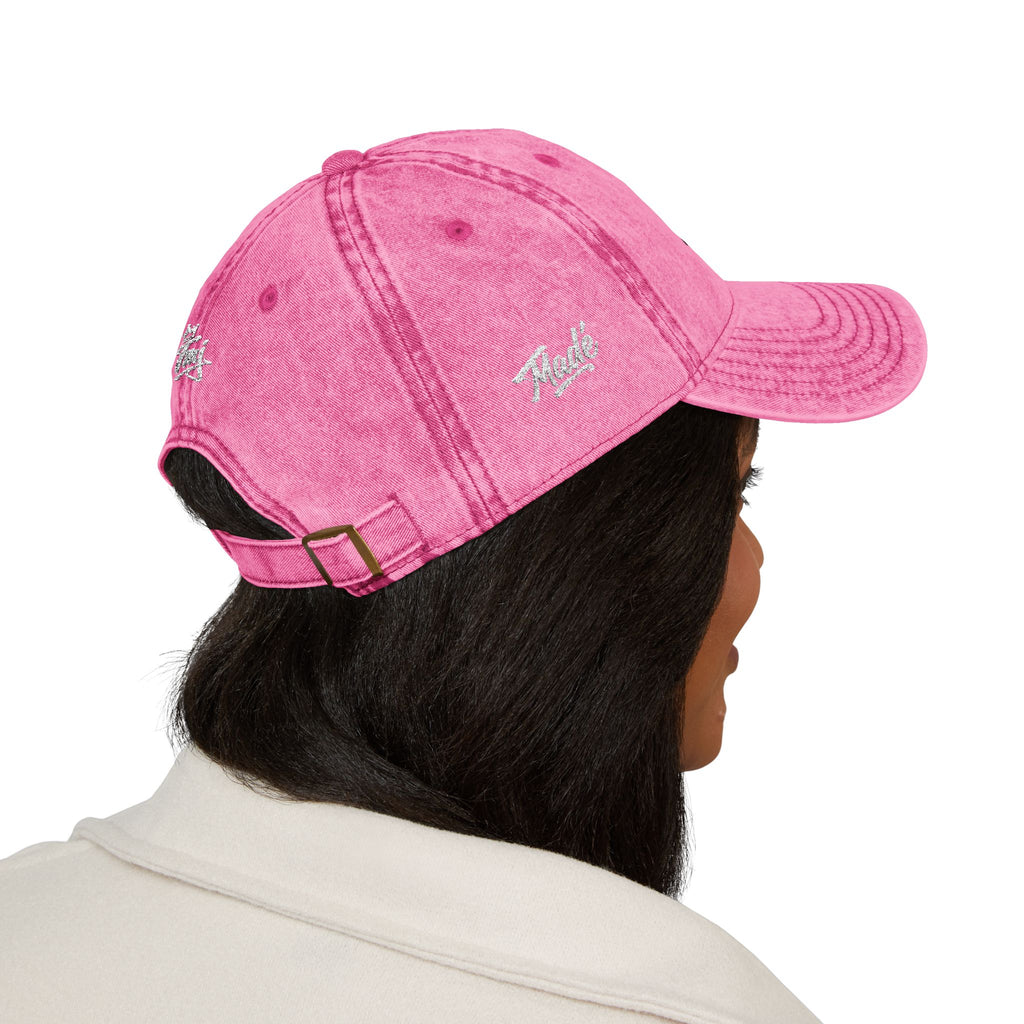 PENGU Vintage Embroidered Baseball Cap — 'Penguin Threads' Logo