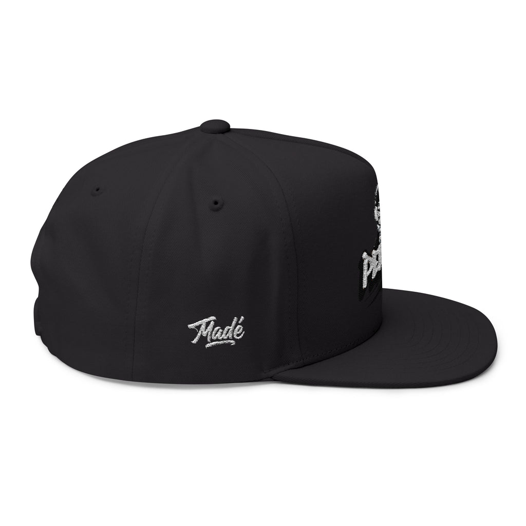 PENGU Penguin Threads Embroidered Flat Bill Cap
