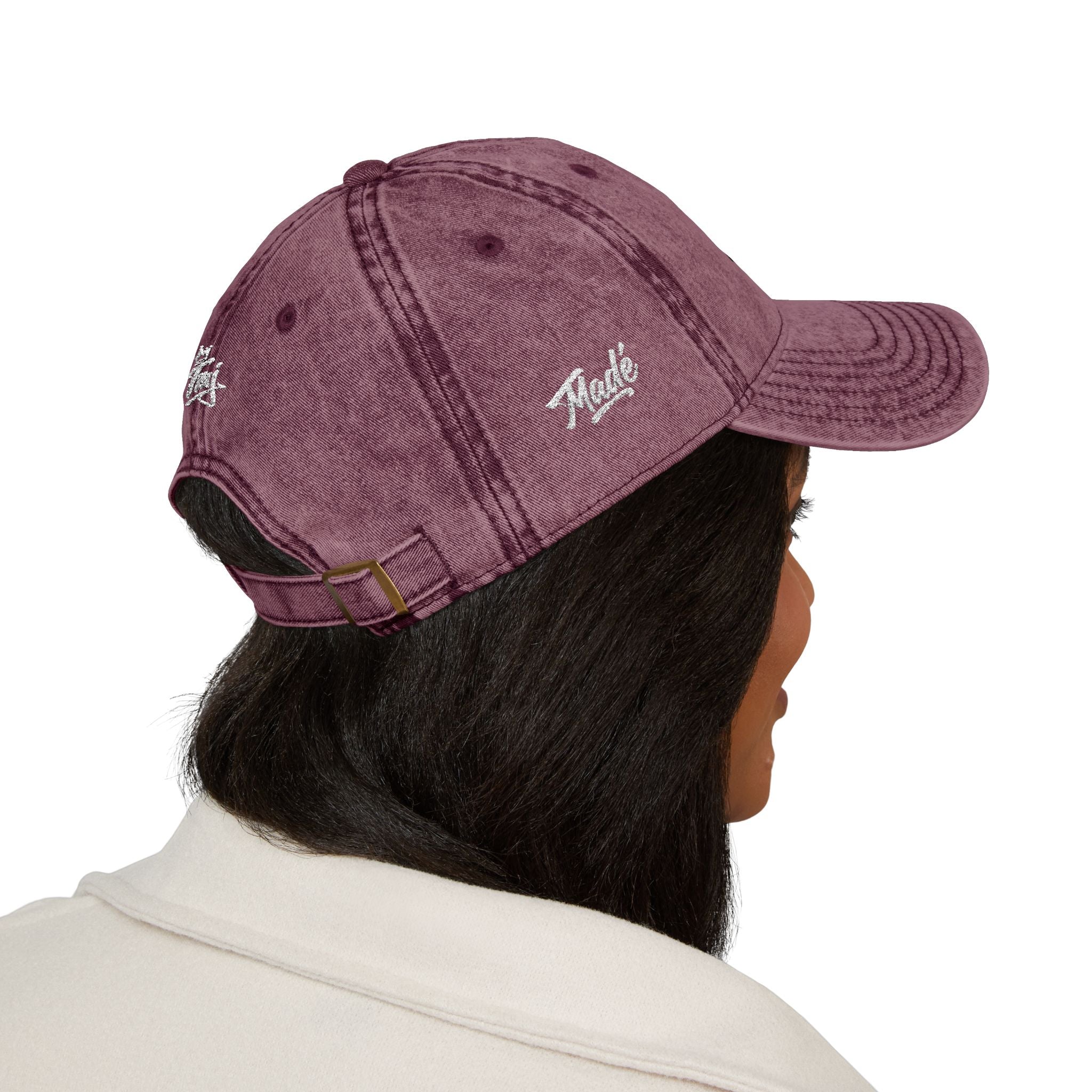 PENGU Vintage Embroidered Baseball Cap — 'Penguin Threads' Logo