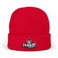 Embroidered PENGU Beanie - 'Penguin Threads' Knit Winter Hat