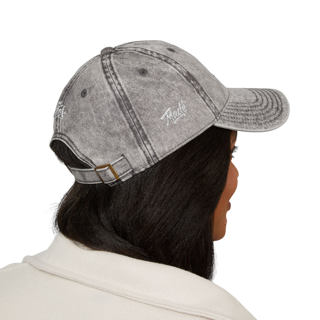 PENGU Vintage Embroidered Baseball Cap — 'Penguin Threads' Logo