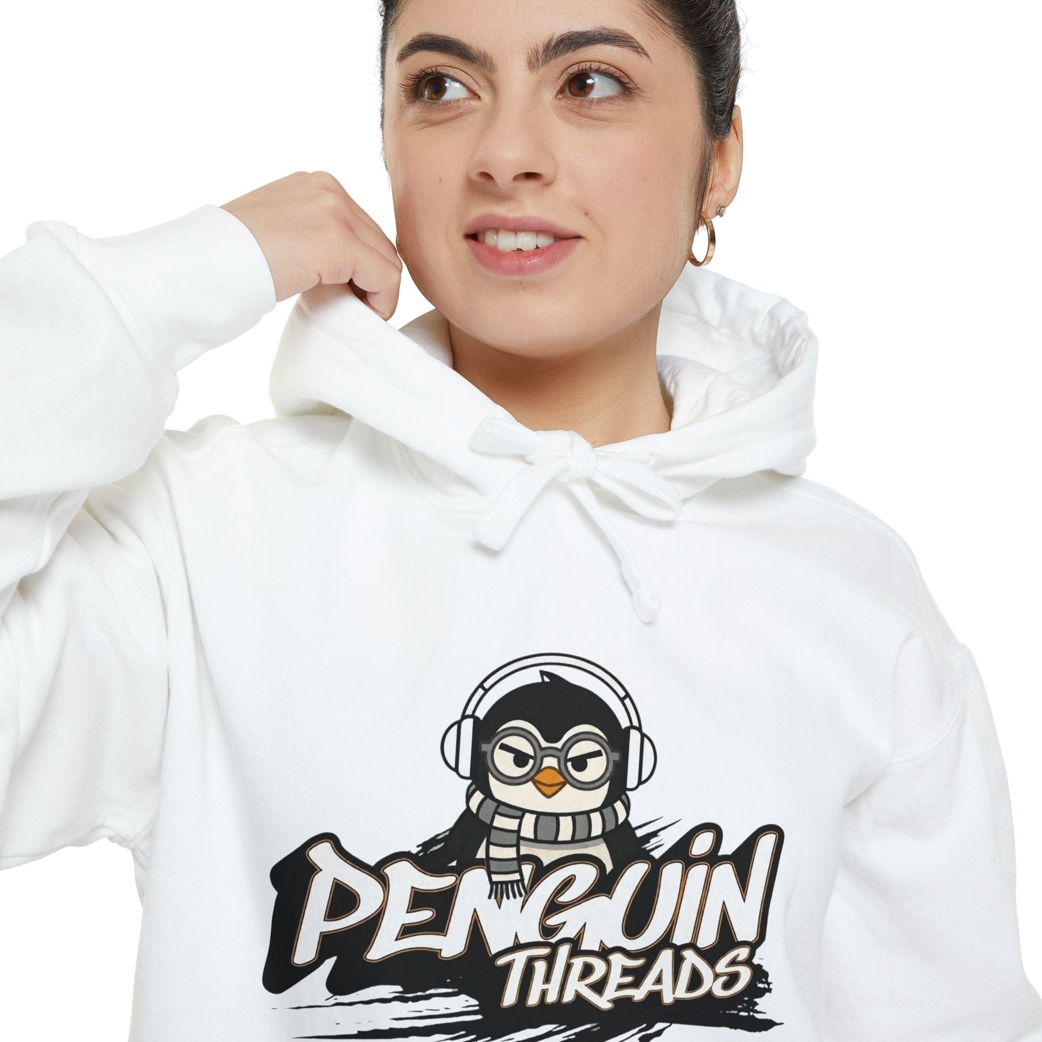 PENGU "Penguin Threads" Hoodie — Retro Pullover