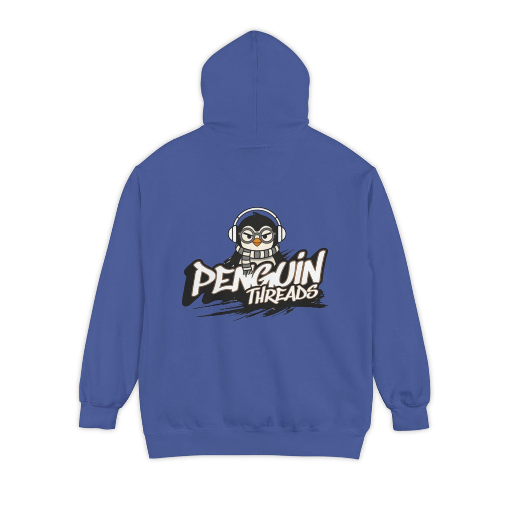 PENGU Penguin Threads Hoodie — Minimal "TMJ" Chest Graphic