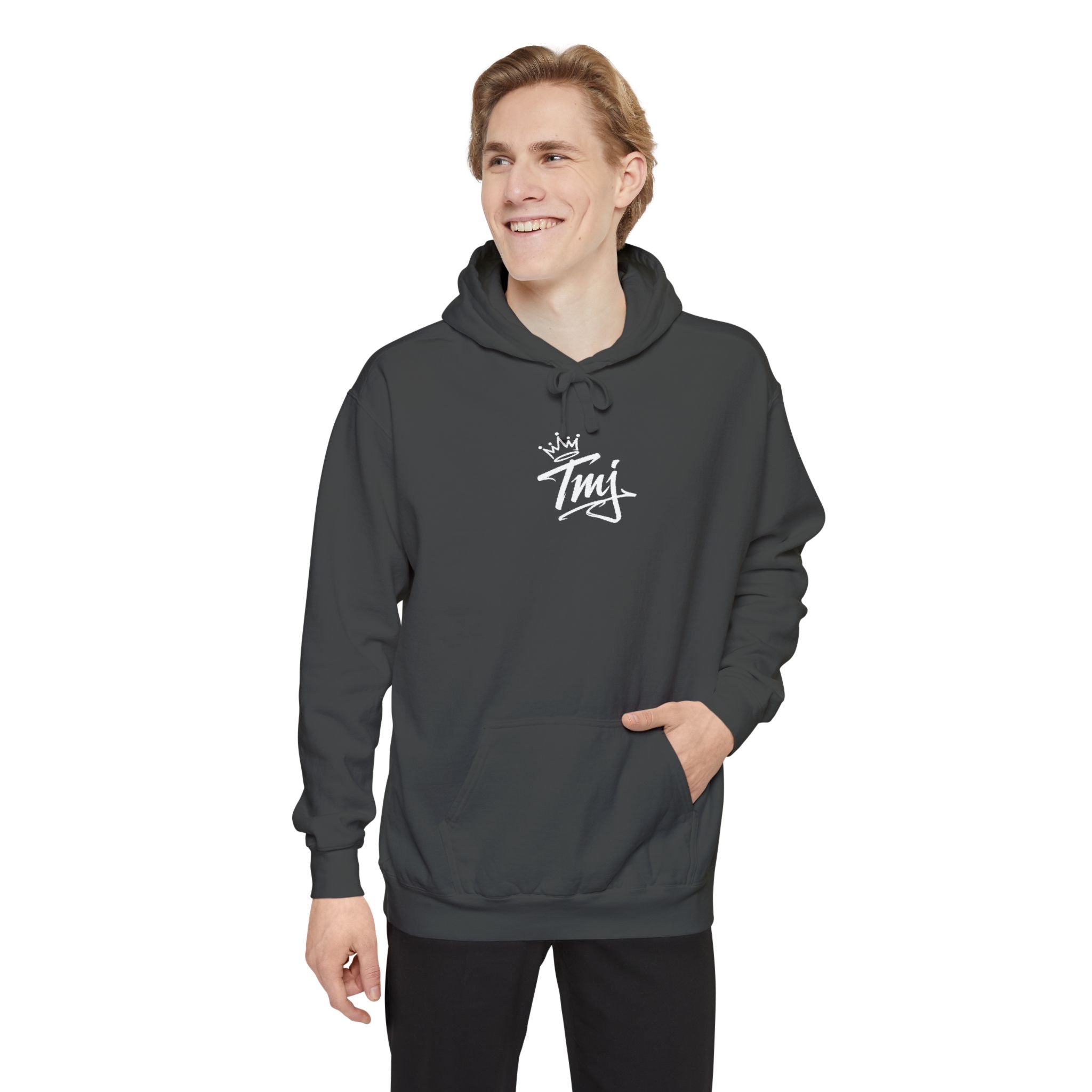PENGU Penguin Threads Hoodie — Minimal "TMJ" Chest Graphic