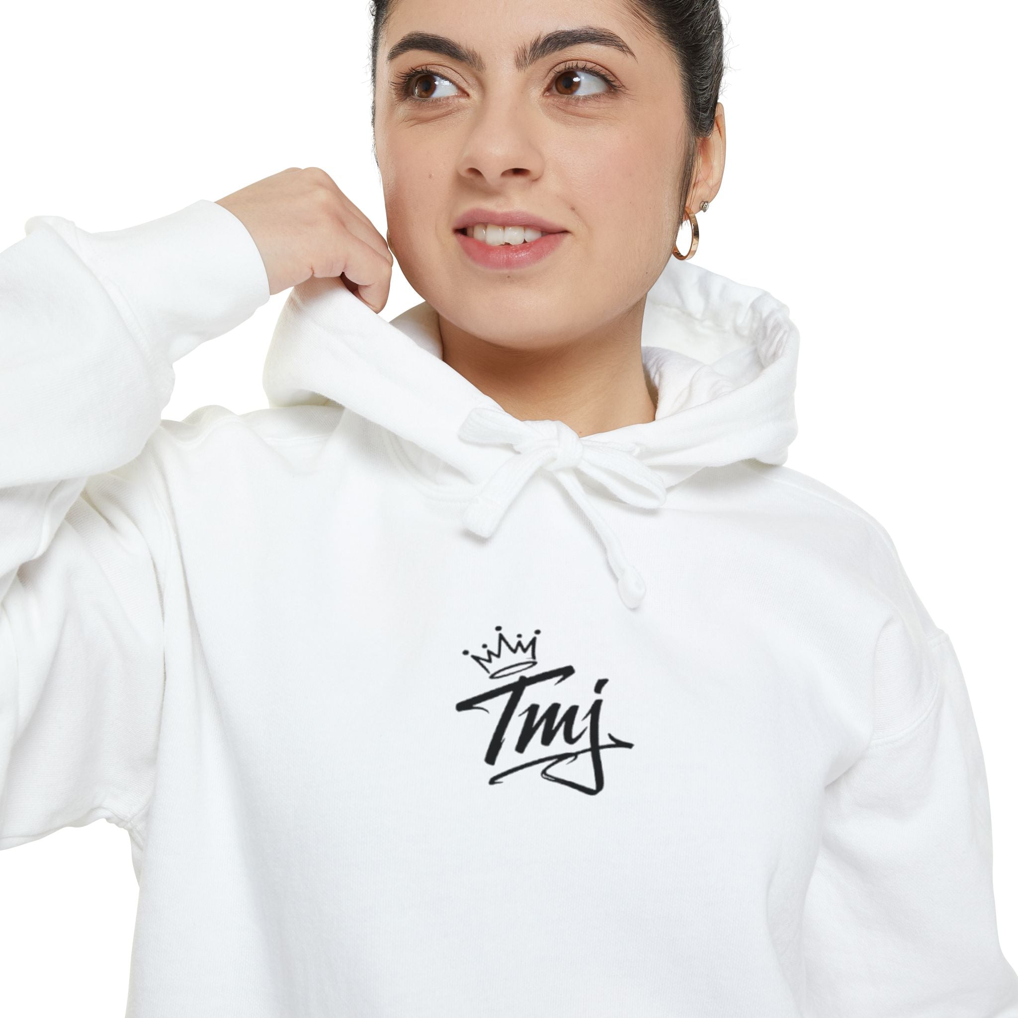 PENGU Penguin Threads Hoodie — Minimal "TMJ" Chest Graphic