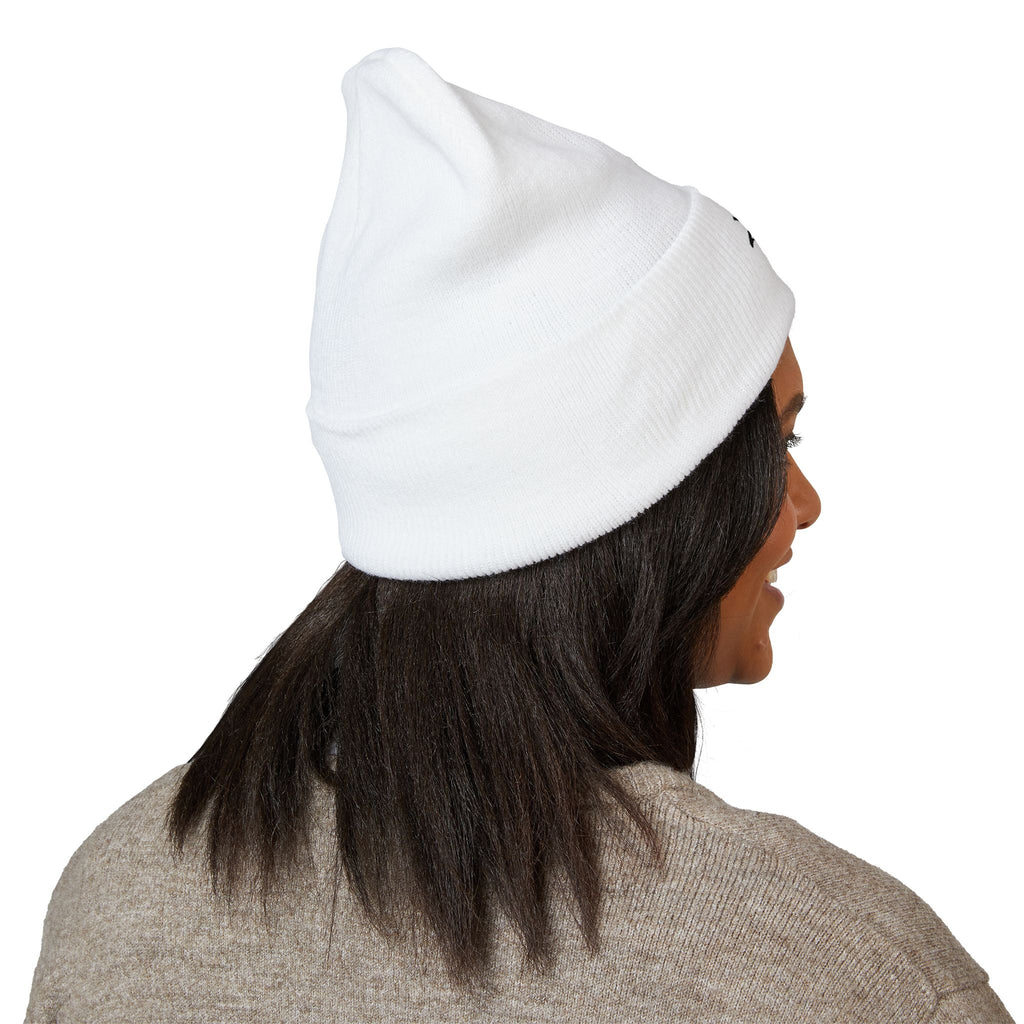 Embroidered TMJ Crown Beanie — Classic Cuffed Knit Hat