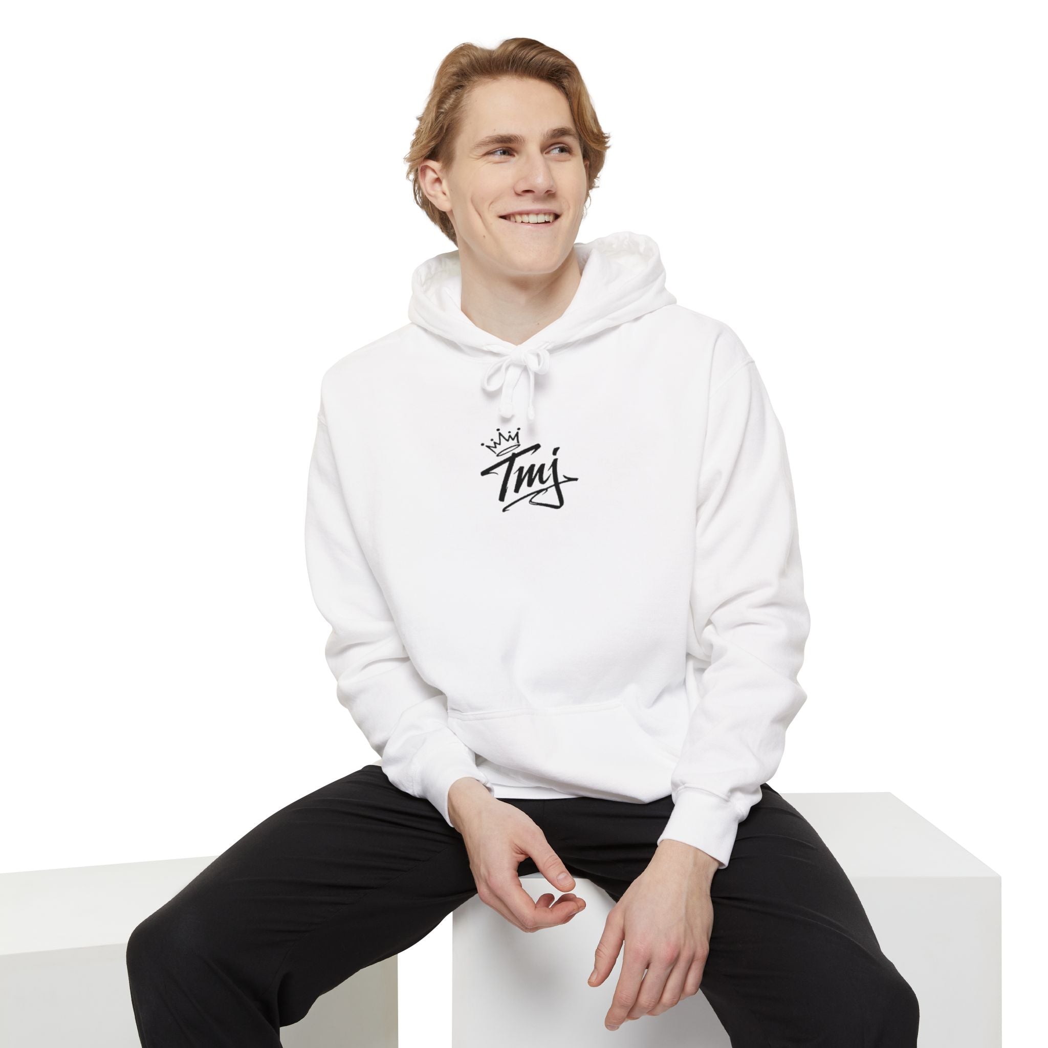 PENGU Penguin Threads Hoodie — Minimal "TMJ" Chest Graphic