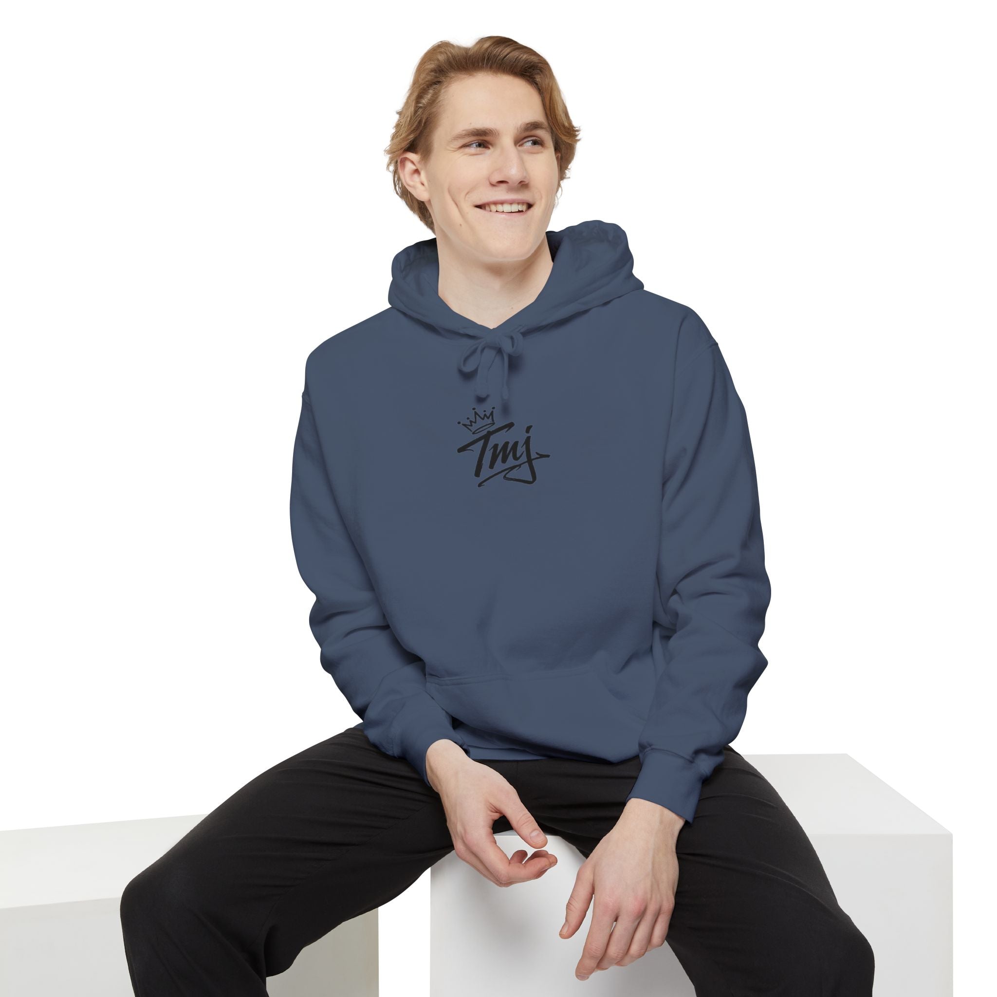 PENGU Penguin Threads Hoodie — Minimal "TMJ" Chest Graphic