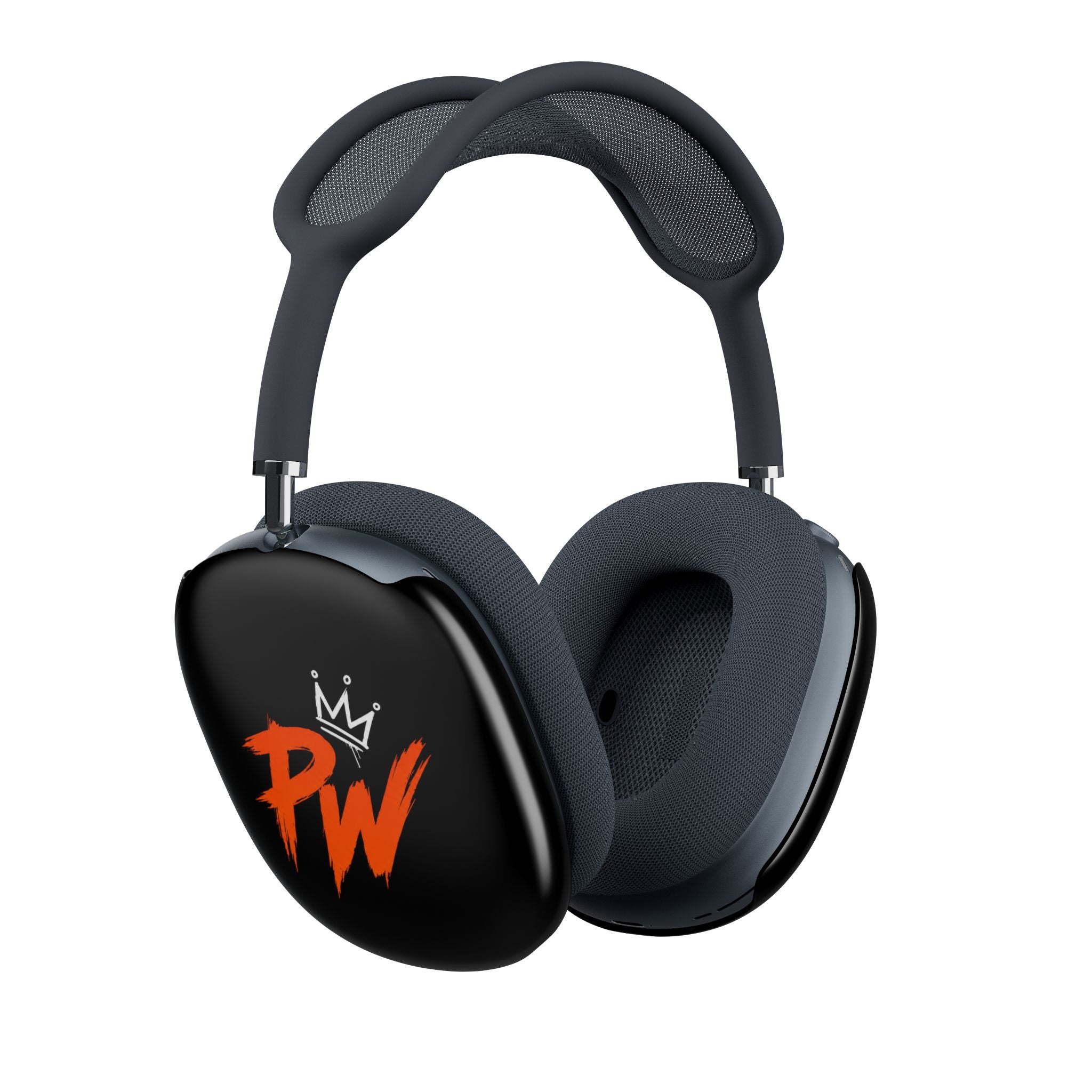 PENGU AirPod Max Case — Black PW Logo Protective Earcup Covers