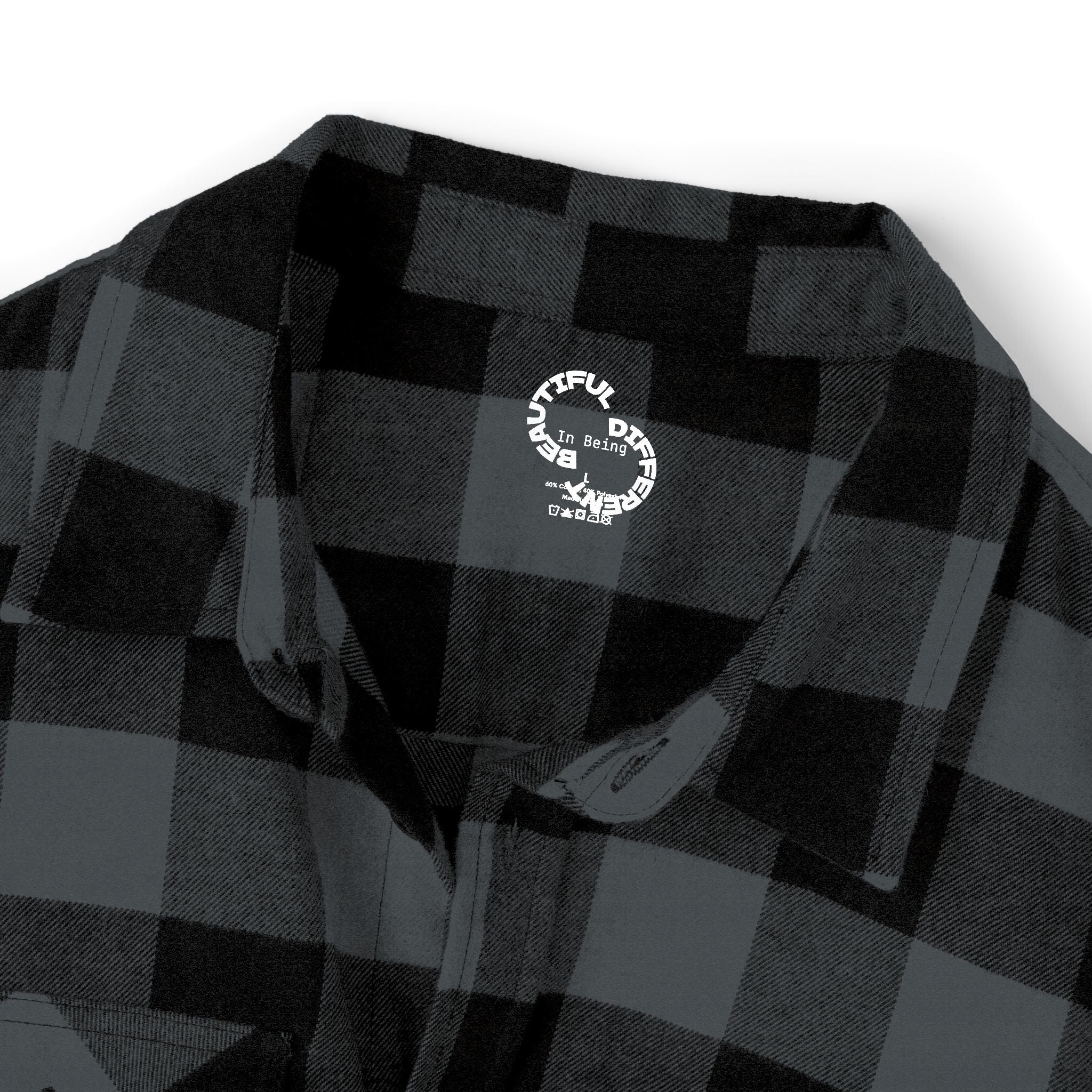 PENGU "Penguin Threads" Buffalo Plaid Flannel Shirt — Branded Logo Chest & Back