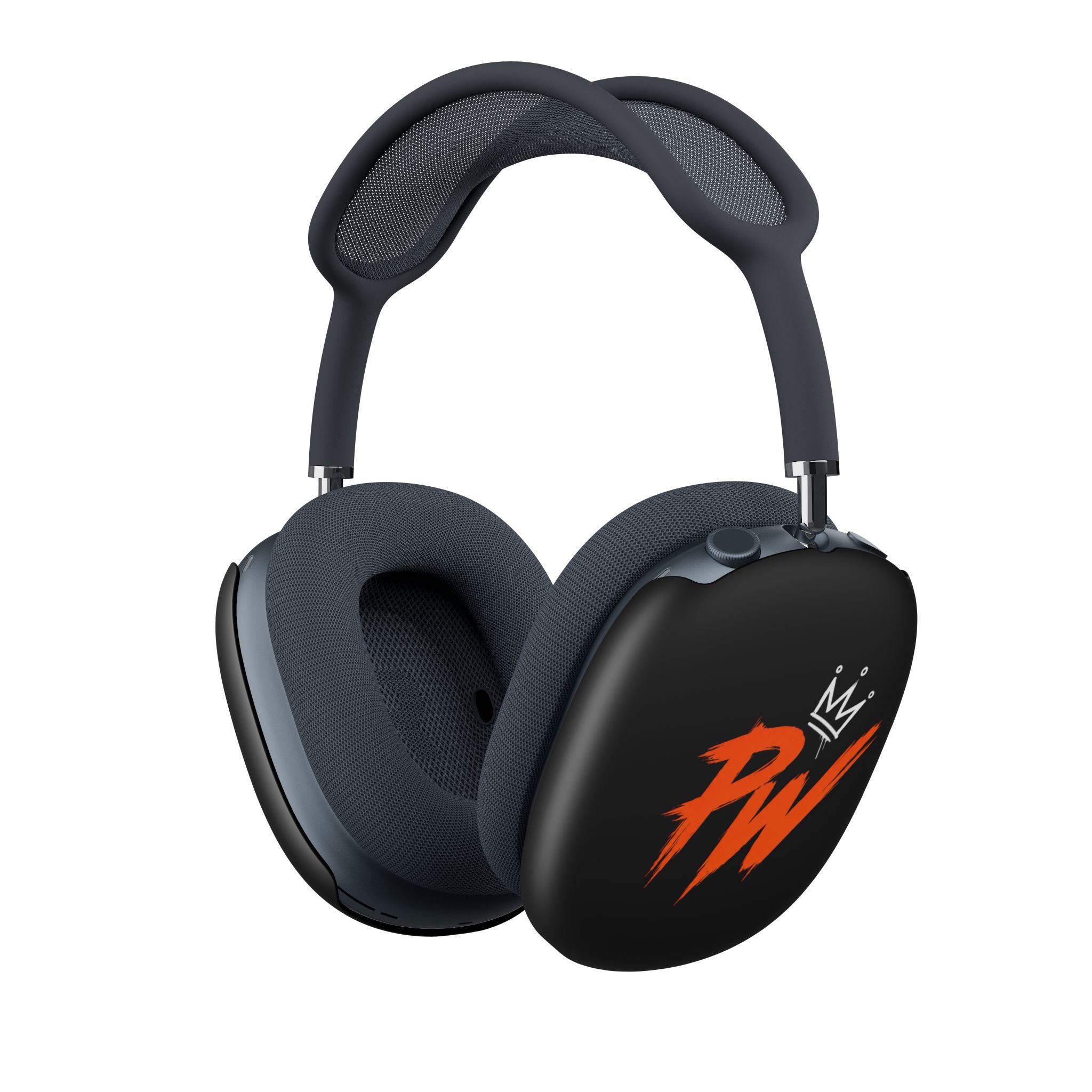 PENGU AirPod Max Case — Black PW Logo Protective Earcup Covers