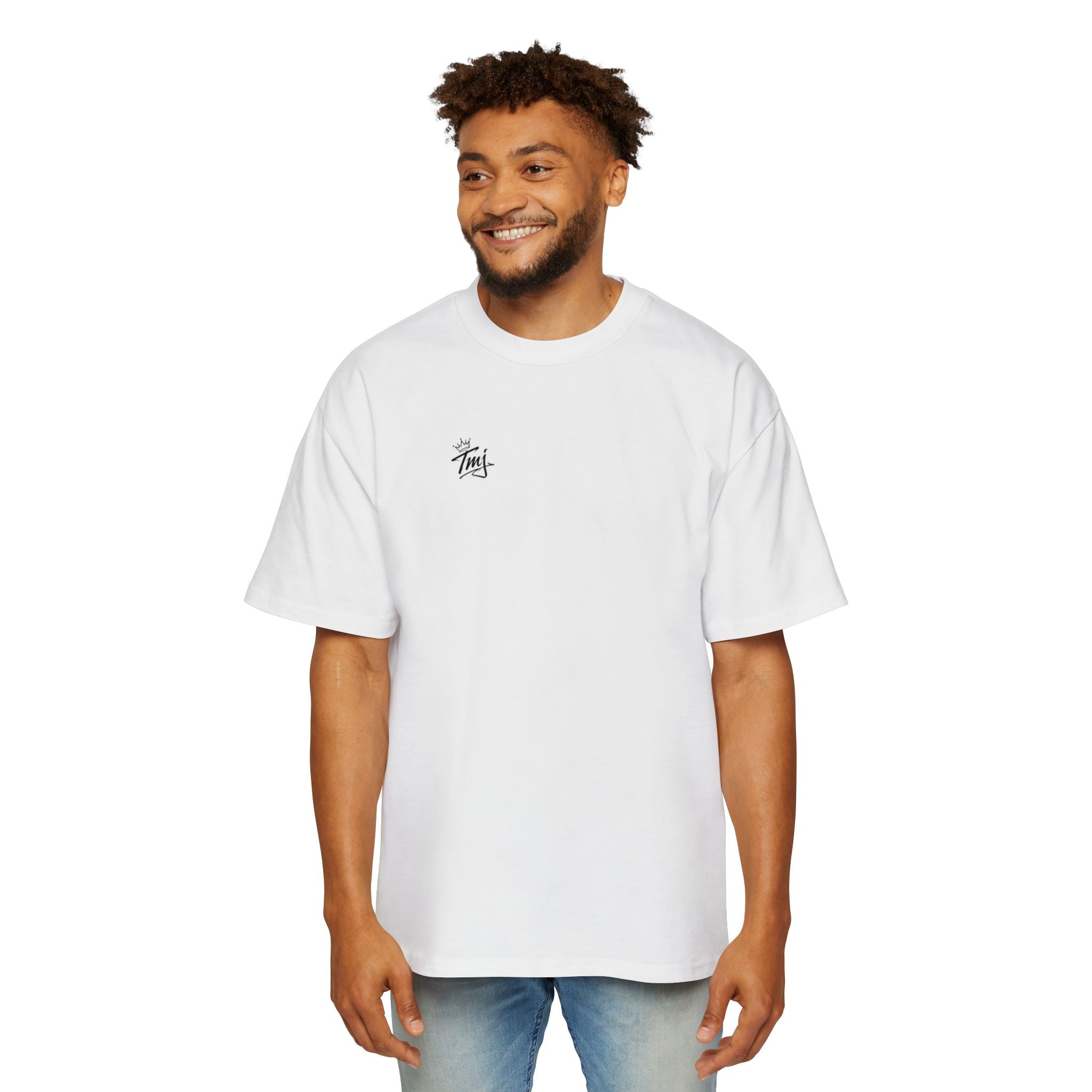 PENGU "TMJ" Oversized Tee — "Beauty Seen Different Being" Graphic Tee