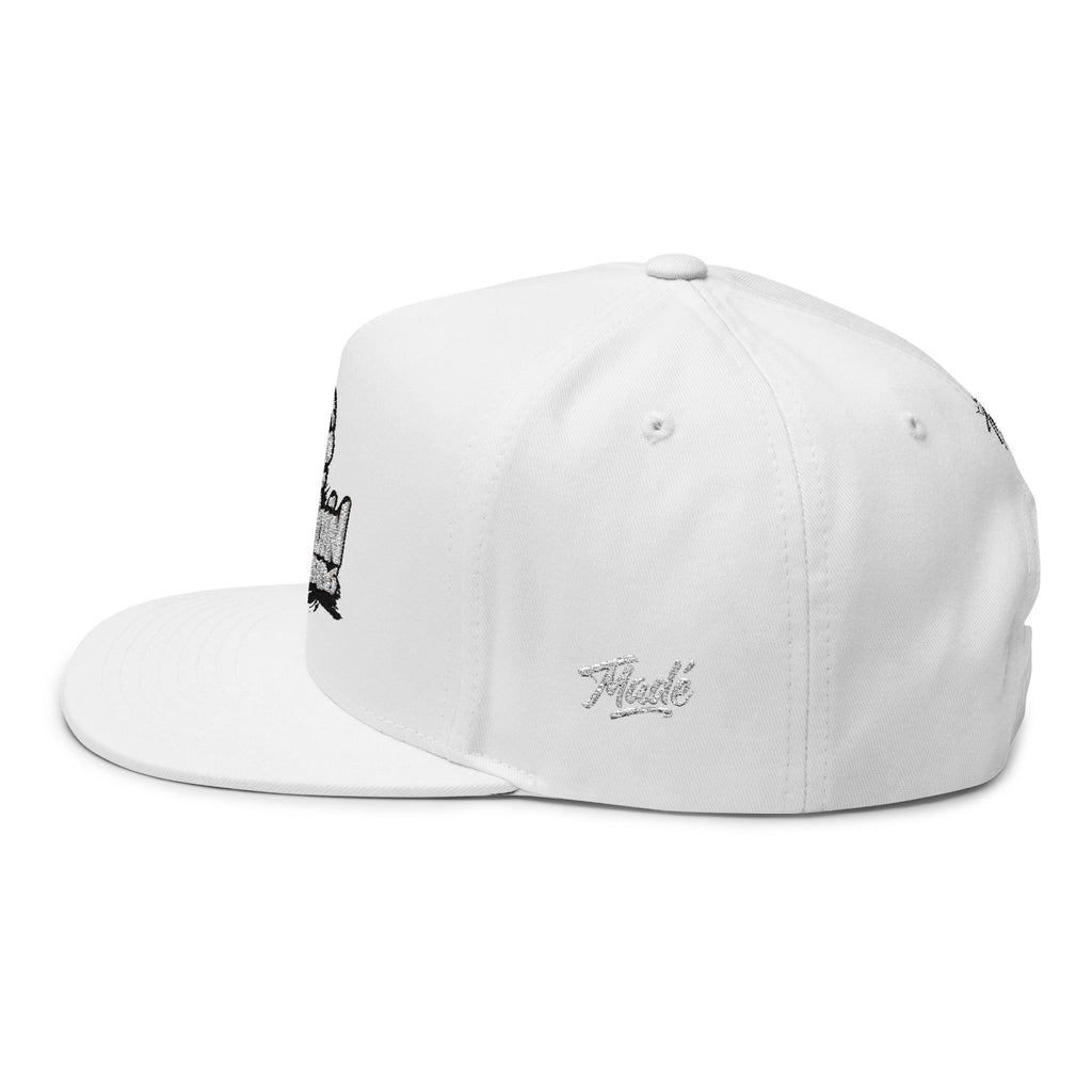 PENGU Penguin Threads Embroidered Flat Bill Cap