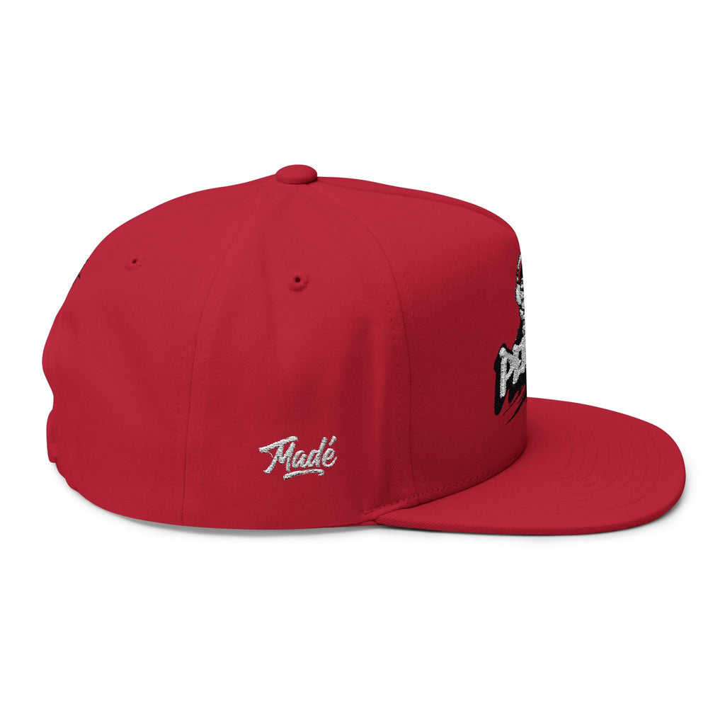 PENGU Penguin Threads Embroidered Flat Bill Cap