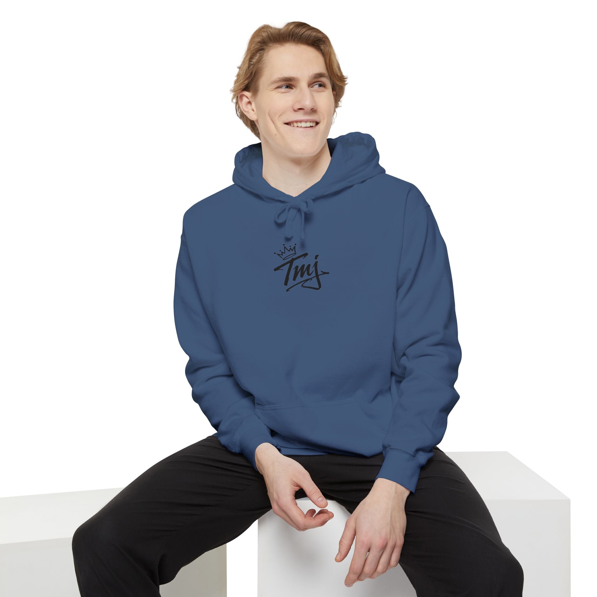 PENGU Penguin Threads Hoodie — Minimal "TMJ" Chest Graphic
