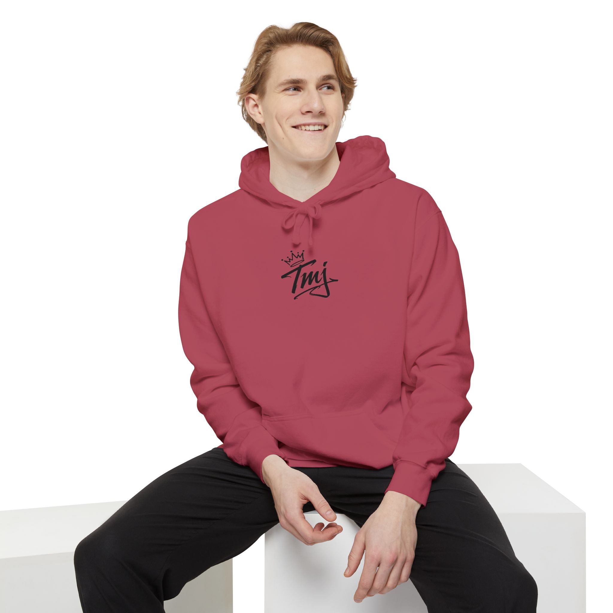 PENGU Penguin Threads Hoodie — Minimal "TMJ" Chest Graphic