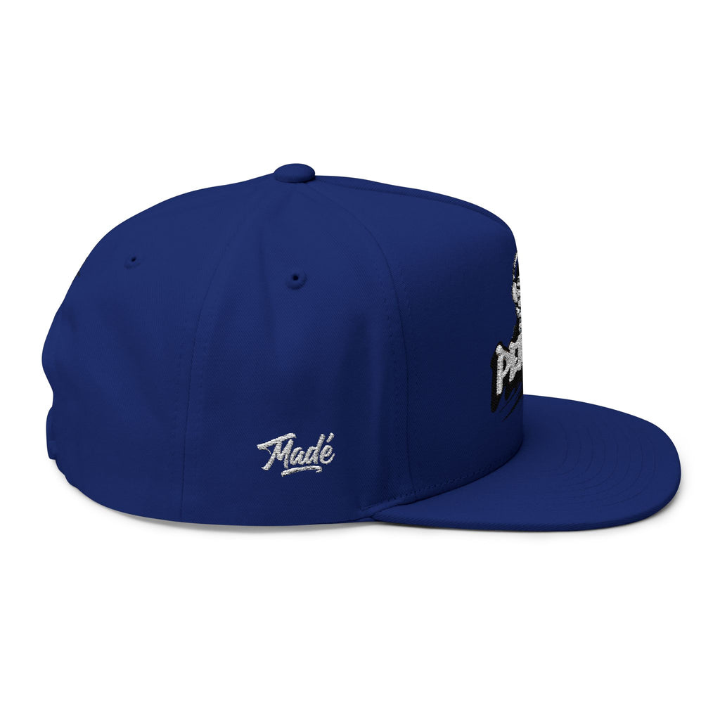 PENGU Penguin Threads Embroidered Flat Bill Cap
