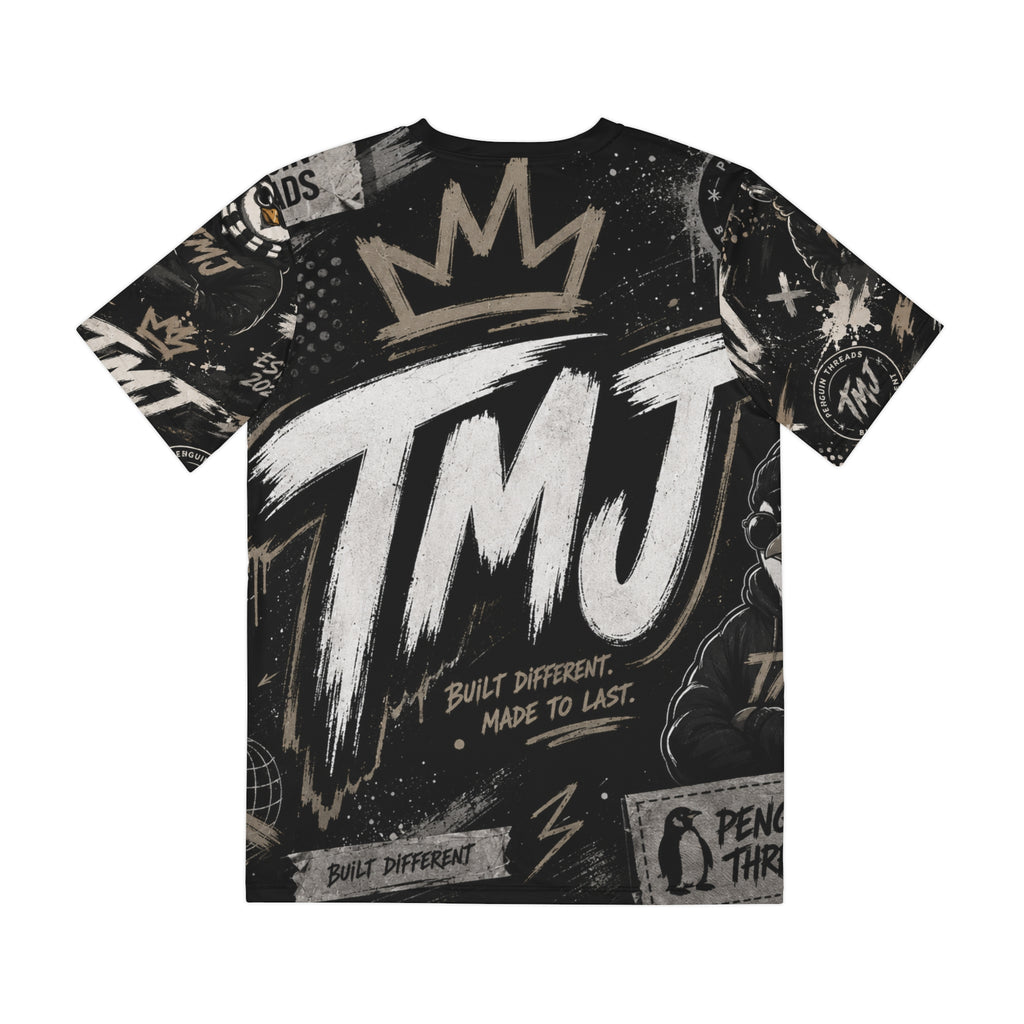 PENGU TMJ Penguin Graphic Tee — All-Over Print Streetwear T-Shirt