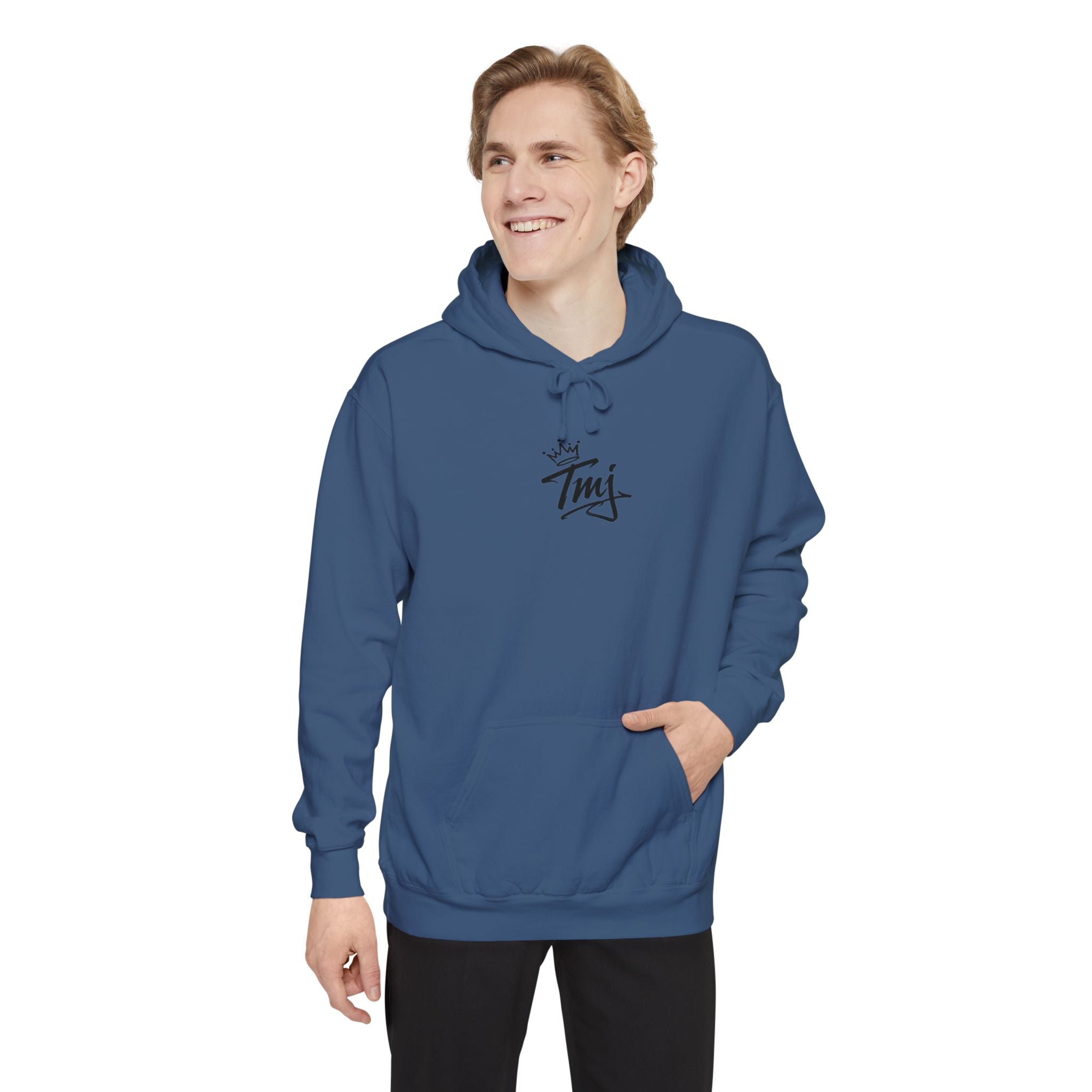PENGU Penguin Threads Hoodie — Minimal "TMJ" Chest Graphic